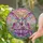 Fairy Lotus Flower Iridescent Wings Sunset Clouds - Home Decor Gift for Fairy Lover Stained Glass Suncatcher - 2
