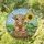Fluffy Highland Cow Sunflower Wildflower - Farmhouse Decor Gift for Cow Lover Stained Glass Suncatcher - 1