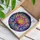 Lotus Flower Celestial Iridescent Mosaic - Home Decor Gift for Yoga Lover Stained Glass Suncatcher - 3