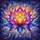 Lotus Flower Celestial Iridescent Mosaic - Home Decor Gift for Yoga Lover Stained Glass Suncatcher - 5