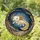 Floating Golden Axolotl Aquatic Plants Seascape - Home Decor Gift for Axolotl Lover Stained Glass Suncatcher - 1
