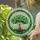 Lush Green Tree Gnarled Trunk Mosaic Geometric Lines - Home Decor Gift for Gardeners Stained Glass Suncatcher - 2