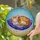 Orange White Tabby Cat Curled Sleeping Textured Surface - Home Decor Gift for Cat Lover Stained Glass Suncatcher - 2