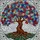 Tree of Life Abundant Flowers Petals Stamens Gnarled Trunk Green Leaves - Home Decor Gift Stained Glass Suncatcher - 5