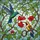 Hummingbird Pair Red Berries Branch - Wildlife Home Decor Gift Stained Glass Suncatcher - 5