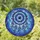 Evil Eye Deep Blue Iris Dreamcatcher Six Flowing Feathers Glass Clusters - Home Decor Gift Stained Glass Suncatcher - 1