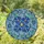 Dense Organic Intertwining Floral Botanical Tapestry Mosaic - Home Decor Gift Stained Glass Suncatcher - 1