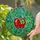 Luminous Stained Glass Apple Four Leaf Clover Swirls - Good Luck Home Decor Gift Stained Glass Suncatcher - 2