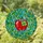Luminous Stained Glass Apple Four Leaf Clover Swirls - Good Luck Home Decor Gift Stained Glass Suncatcher - 1