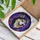 Husky Dog Head Paw Prints Home Decor Gift - Dog Lover Pet Owner Stained Glass Suncatcher - 3