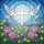 Radiant White Cross Doves Butterfly Wildflower Meadow Mosaic Sky Faith Home Decor Gift Stained Glass Suncatcher - 5