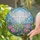 Radiant White Cross Doves Butterfly Wildflower Meadow Mosaic Sky Faith Home Decor Gift Stained Glass Suncatcher - 2