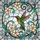Hummingbird Stained Glass Floral Mosaic - Home Decor Gift for Wildlife Lover Stained Glass Suncatcher - 5