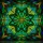 Tiffany Glass Four-Leaf Clover Heart Leaves Mosaic - Home Decor Gift for Good Luck Stained Glass Suncatcher - 5