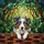 Merle Australian Shepherd Tiffany Stained Glass - Dog Lover Home Decor Gift Stained Glass Suncatcher - 5