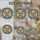 Yorkshire Terrier Dog Shaggy Fur Floral Buds Circular Border Rectangles Triangles - Home Decor Gift Stained Glass Suncatcher - 4
