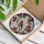 Colorful Perched Bird Branch Red Berries Swirling Glass - Nature Lover Home Decor Gift Stained Glass Suncatcher - 3