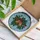Golden Christmas Bells Holly Berry Snowflakes - Festive Holiday Window Decor Stained Glass Suncatcher - 3