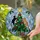 Christmas Tree Black Cat Ginger Cat - Holiday Home Decor Gift for Cat Lover Stained Glass Suncatcher - 2