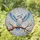 Iridescent Bird Crystal Buds Geometric Mosaic - Wildlife Home Decor Gift Stained Glass Suncatcher - 1