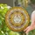 Meditative Sun Face Swirling Sun Rays Celestial Clouds Ornamental Border - Home Decor Gift Stained Glass Suncatcher - 2