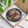 Luminous Winged Angel Golden Coins Cornucopia Mosaic Twilight Sky - Home Decor Gift Stained Glass Suncatcher - 3