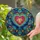 Refined Tiffany Stained Glass Mosaic Hands Cupping Glowing Heart - Home Decor Gift Stained Glass Suncatcher - 2
