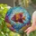 Underwater Tropical Fish Coral Reef Branching Brain Plate Ocean Lover Home Decor Gift Stained Glass Suncatcher - 2
