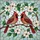 Northern Cardinals Perched Dogwood Blossoms Branch Scene - Home Decor Wildlife Lover Gift Stained Glass Suncatcher - 5
