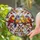 Five Birds Branch Autumn Leaves Stained Glass - Home Decor Gift for Bird Lover Stained Glass Suncatcher - 2