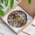 Five Birds Branch Autumn Leaves Stained Glass - Home Decor Gift for Bird Lover Stained Glass Suncatcher - 3