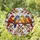 Five Birds Branch Autumn Leaves Stained Glass - Home Decor Gift for Bird Lover Stained Glass Suncatcher - 1