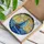 Sailboat Ocean Waves Sun Clouds - Coastal Home Decor Gift for Ocean Lover and Sailor Stained Glass Suncatcher - 3