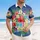 THIS IS MY HAWAIIAN Shirt Red Hibiscus Plumeria Blossoms - Tropical Vacation Gift - 4