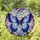 Majestic Butterfly Jewel Swirling Botanical Mosaic - Luminous Window Decor Gift Stained Glass Suncatcher - 1