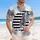 Zebra Tropical Leaves Beach Ocean Bold Warped Stripe - Wildlife Lover Gift Hawaiian Shirt - 4