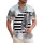 Zebra Tropical Leaves Beach Ocean Bold Warped Stripe - Wildlife Lover Gift Hawaiian Shirt - 1