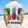 Hawaiian Pineapples Monstera Hibiscus Wave Motifs Tropical Lifestyle Gift Hawaiian Shirt - 5
