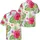 Hibiscus Plumeria Tropical Blossoms Monstera Leaves - Tropical Home Decor Gift Hawaiian Shirt - 3