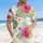 Hibiscus Plumeria Tropical Blossoms Monstera Leaves - Tropical Home Decor Gift Hawaiian Shirt - 4