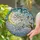 Golden Crescent Moon Cherry Blossom Flowering Tree - Home Decor Gift Stained Glass Suncatcher - 2