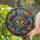 Watchful Eye Stained Glass Feathers Mosaic - Home Decor Gift Stained Glass Suncatcher - 2