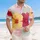 Hibiscus Flowers Palm Fronds Abstract Organics - Tropical Home Decor Gift Hawaiian Shirt - 4