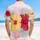 Hibiscus Flowers Palm Fronds Abstract Organics - Tropical Home Decor Gift Hawaiian Shirt - 5