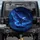 Majestic Bald Eagle Outstretched Wings Cosmic Night Sky Swirling Galaxies - Nature Lover Gift Spare Tire Cover - 1