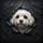 Curious Fluffy Maltese Dog Peeking Torn Metallic Plate - Pet Lover Gift for Car Owners Spare Tire Cover - 6