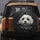 Curious Fluffy Maltese Dog Peeking Torn Metallic Plate - Pet Lover Gift for Car Owners Spare Tire Cover - 5