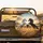 Black White Rearing Horses Wild Herd Golden Prairie - Wildlife Lover Gift Spare Tire Cover - 2
