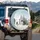 Angular Building Cactus, Desert Rock Formations - Outdoor Lifestyle Gift Spare Tire Cover - 3