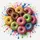 Frosted Donuts Colorful Sprinkles Icing Splashes - Sweet Treat Lover Gift Spare Tire Cover - 6